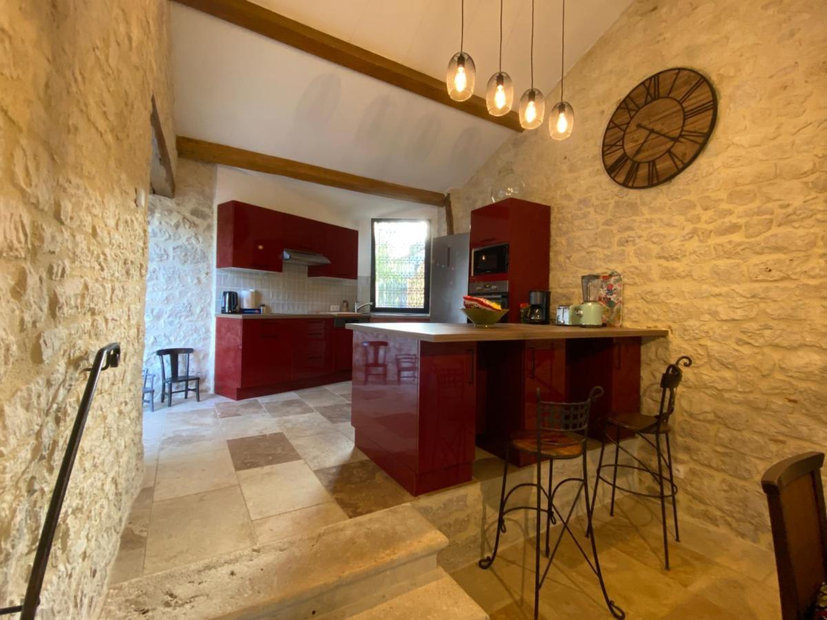 Maison De Village, Charme Et Confort Mauroux  المظهر الخارجي الصورة