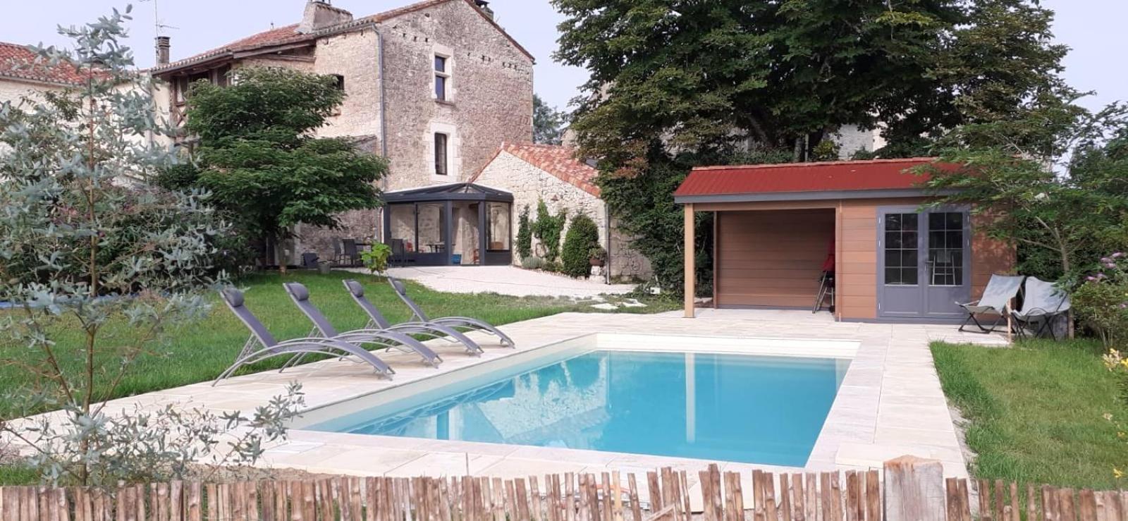 Maison De Village, Charme Et Confort Mauroux  المظهر الخارجي الصورة